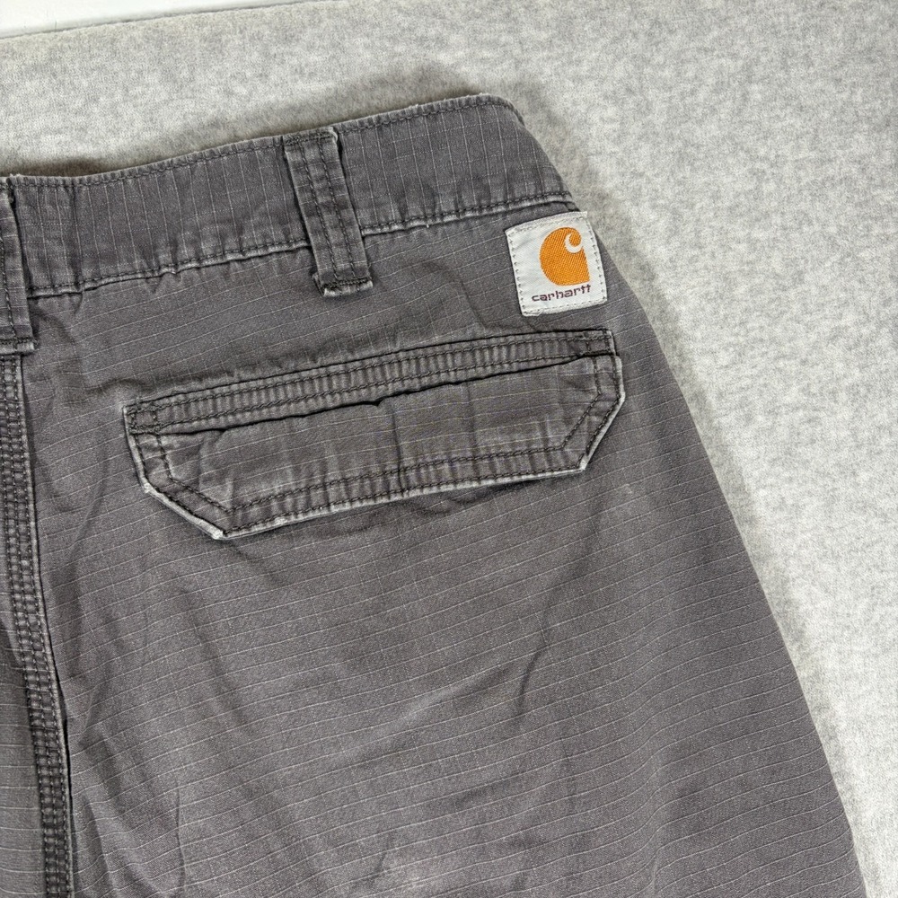 Carhartt Force Tappen Cargo Pants Mens 34x34 (Fits 32x33) Gravel Relaxed Fit - Picture 7 of 13